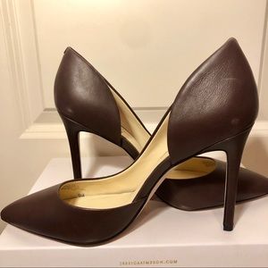 Jessica Simpson Brown Leather Heel